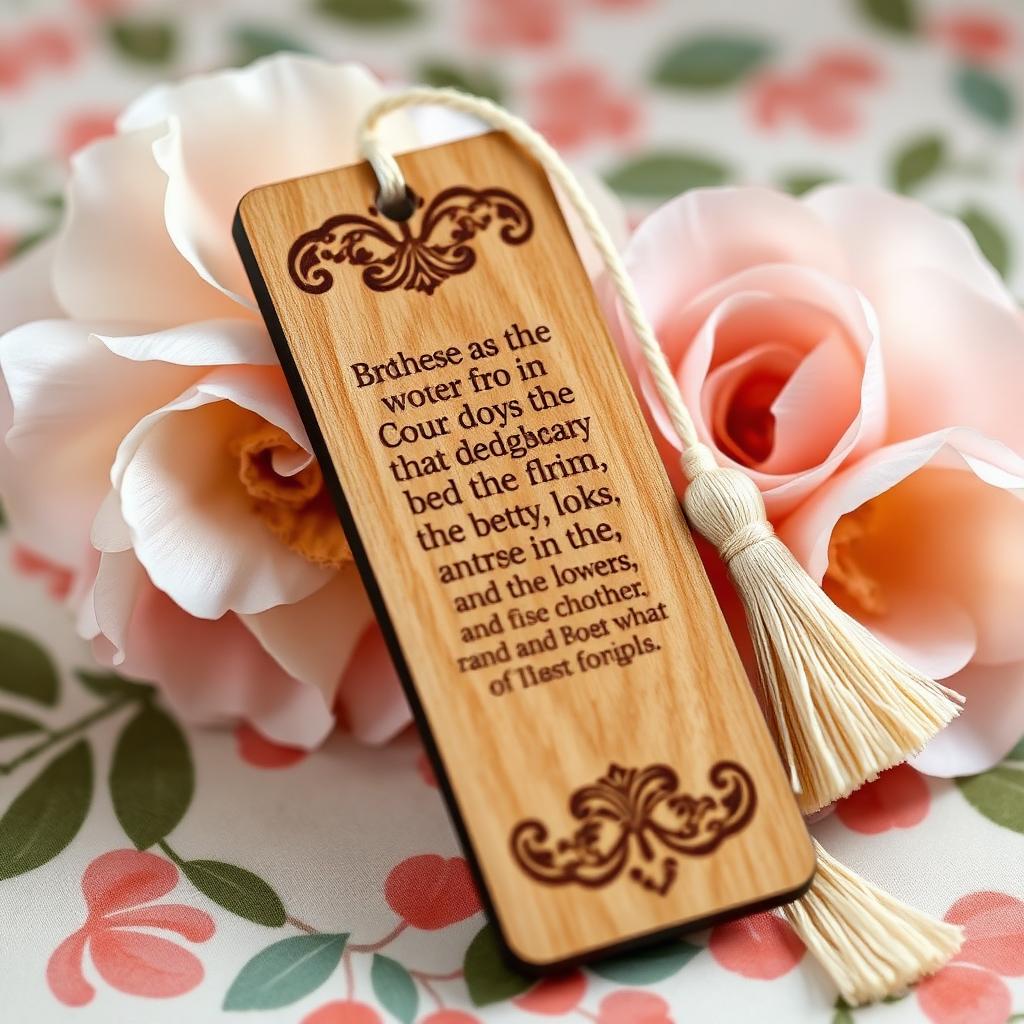 Scripture Bookmark – Woodgrain