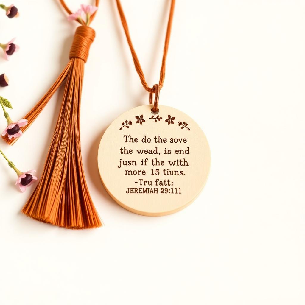 Scripture Circle Charm – Jeremiah 29:11